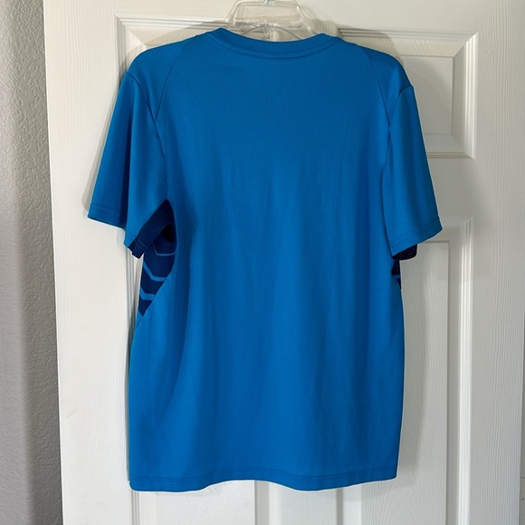 Nike Mens Tee Pro Training Dri Fit Short Sleeve Round Neck Size L in Blue - Picture 4 of 5